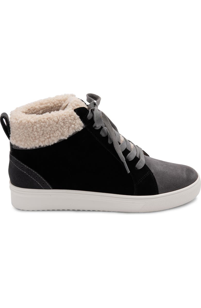 Blondo Gulia Waterproof Faux Fur Mid Sneaker, Alternate, color,