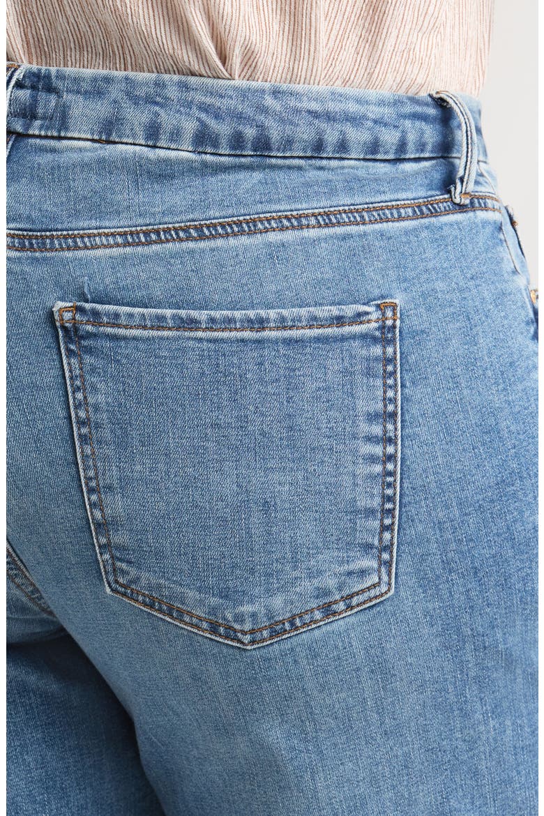 Meg Fab Ab Raw Hem High Waist Wide Leg Jeans, Alternate, color, OPTIMISM