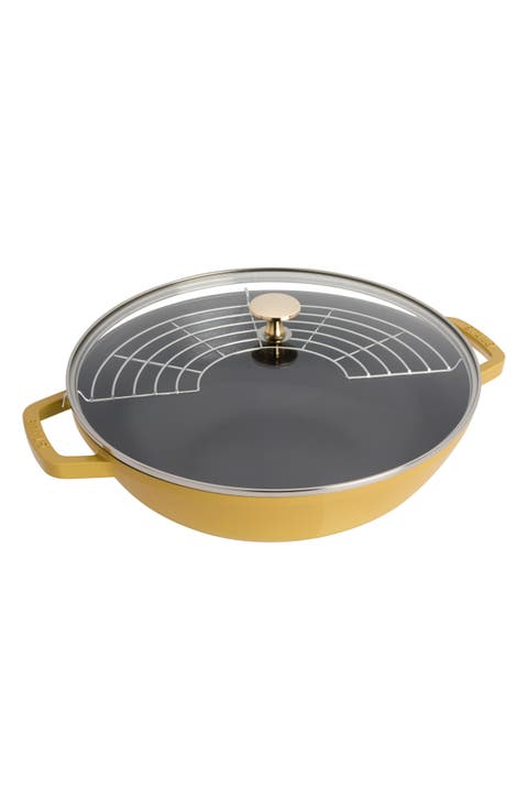4.5-Quart Enameled Cast Iron Perfect Pan