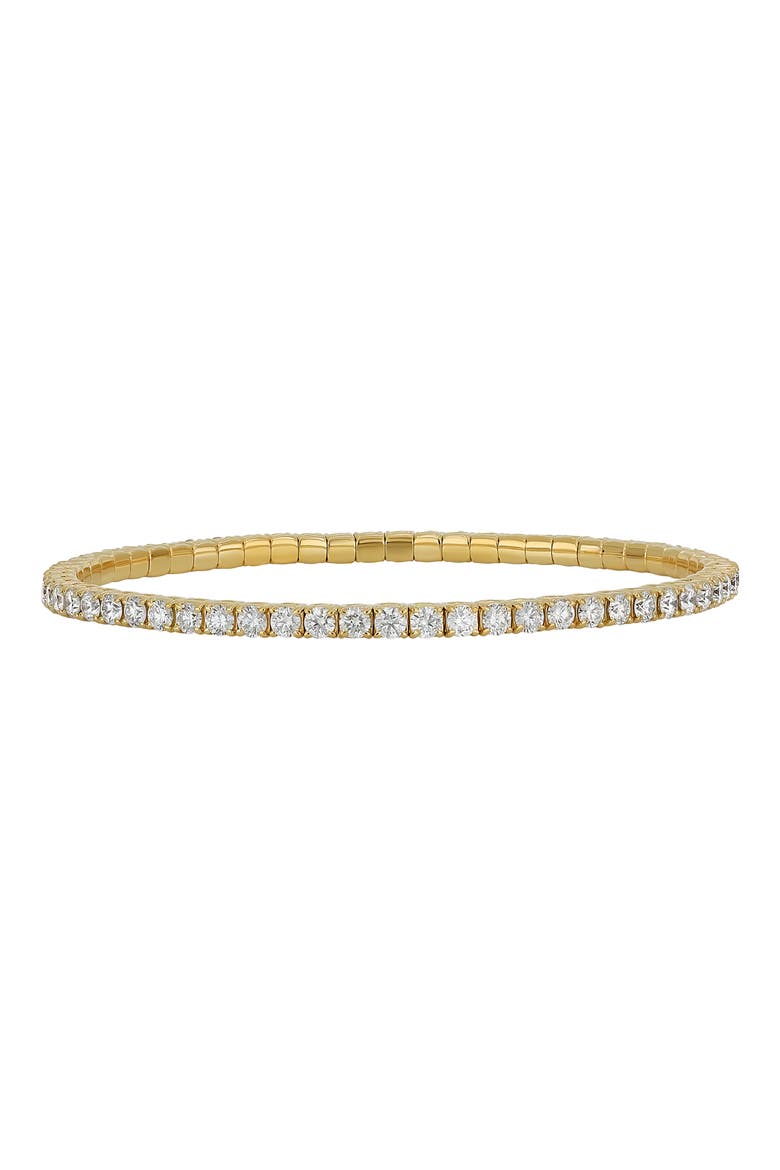 18K Gold Audrey Diamond Stretch Bracelet (Online Trunk Show), Main, color, 18K YELLOW GOLD/ DIAMOND