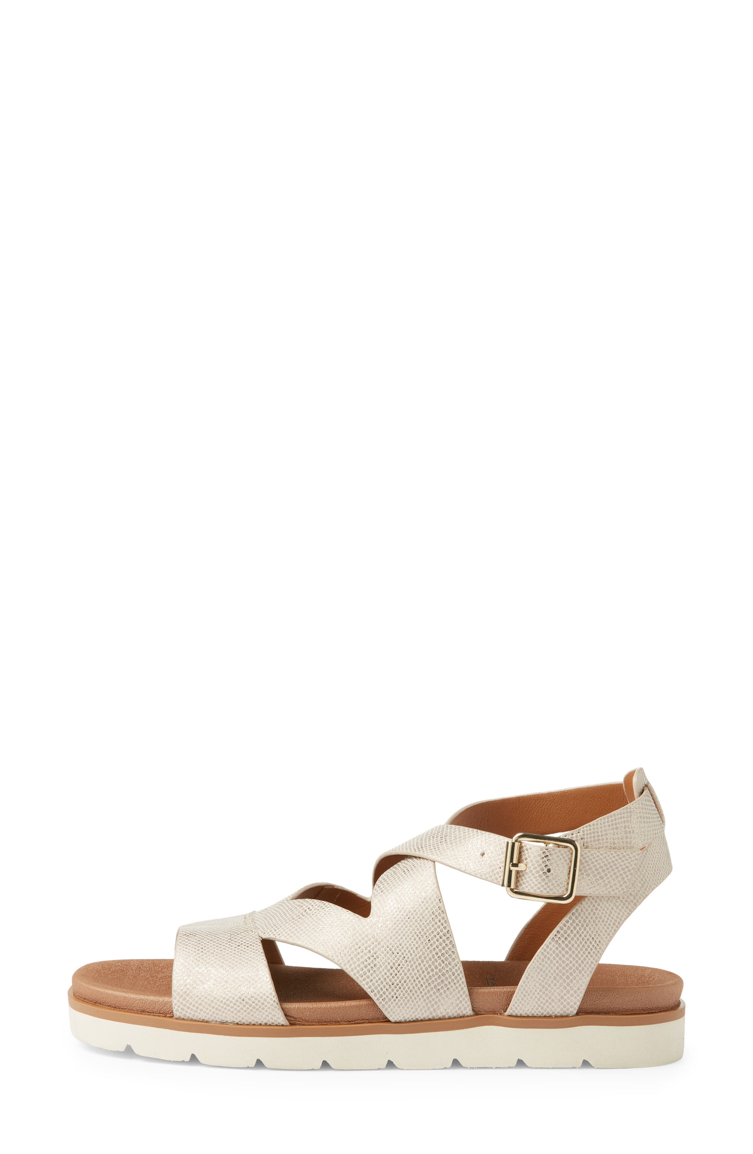 Volatile S'mores Ankle Strap Sandal, Alternate, color, 