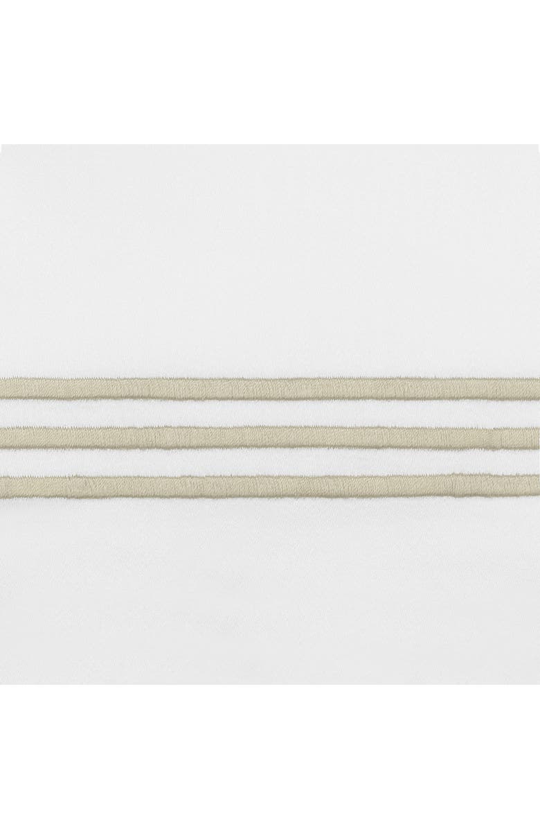 Matouk Bel Tempo Duvet Cover, Alternate, color, Almond