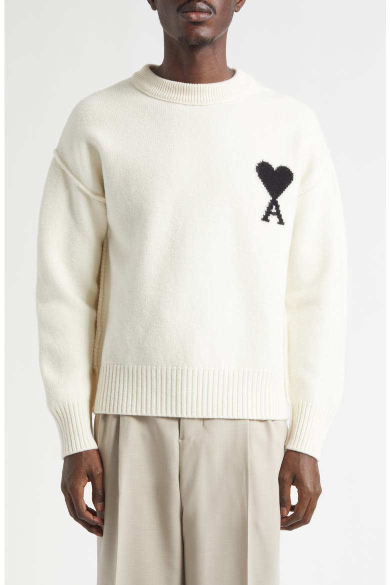 Ami de Coeur Monogram Crewneck Sweater (Men) | Nordstrom