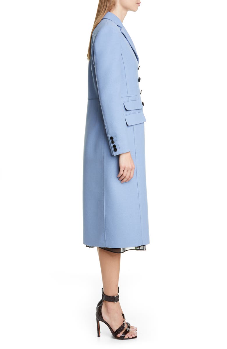 Altuzarra Double Breasted Three-Quarter Coat, Alternate, color, 