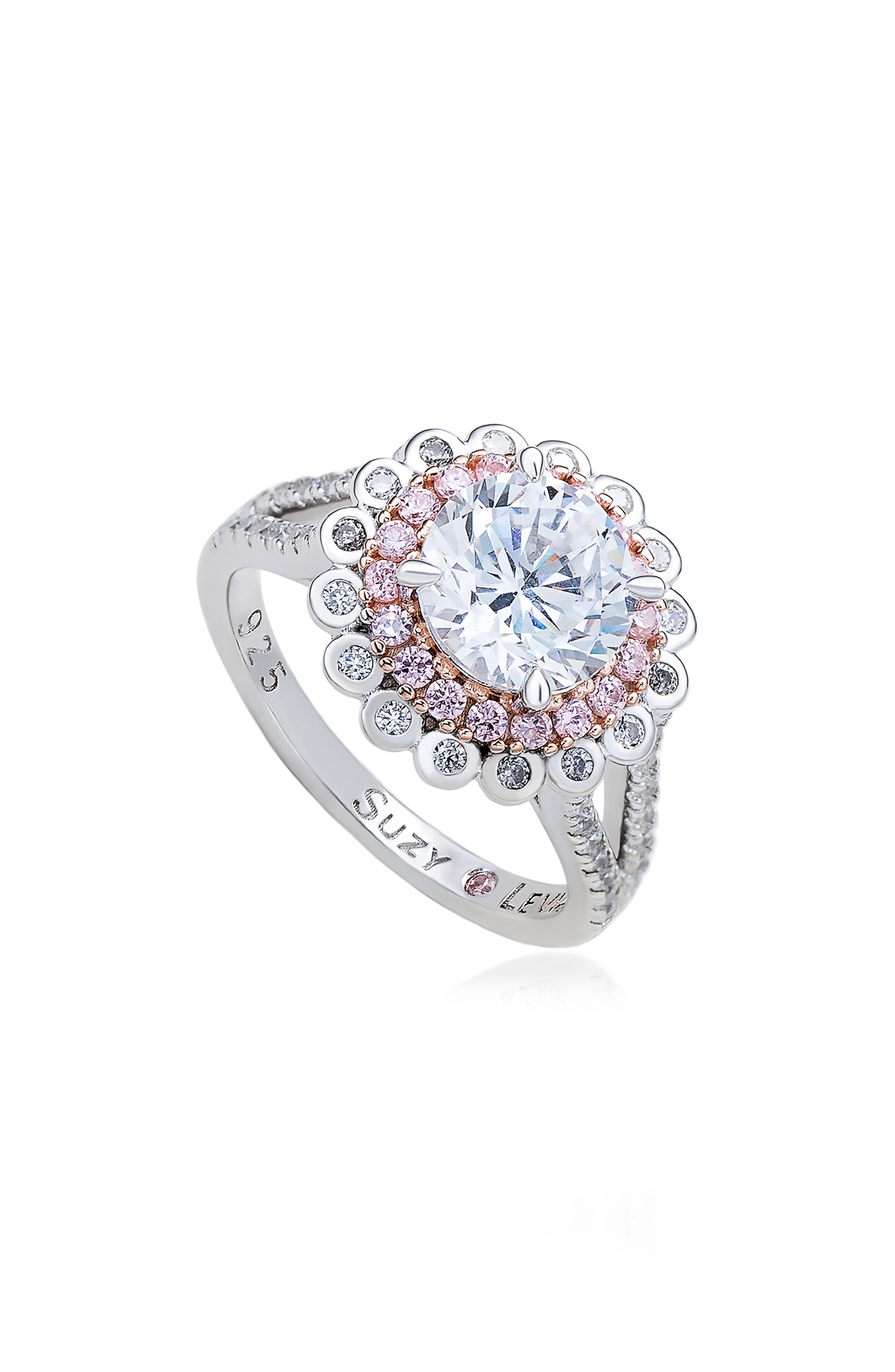 SUZY LEVIAN Cubic Zirconia Engagement Ring