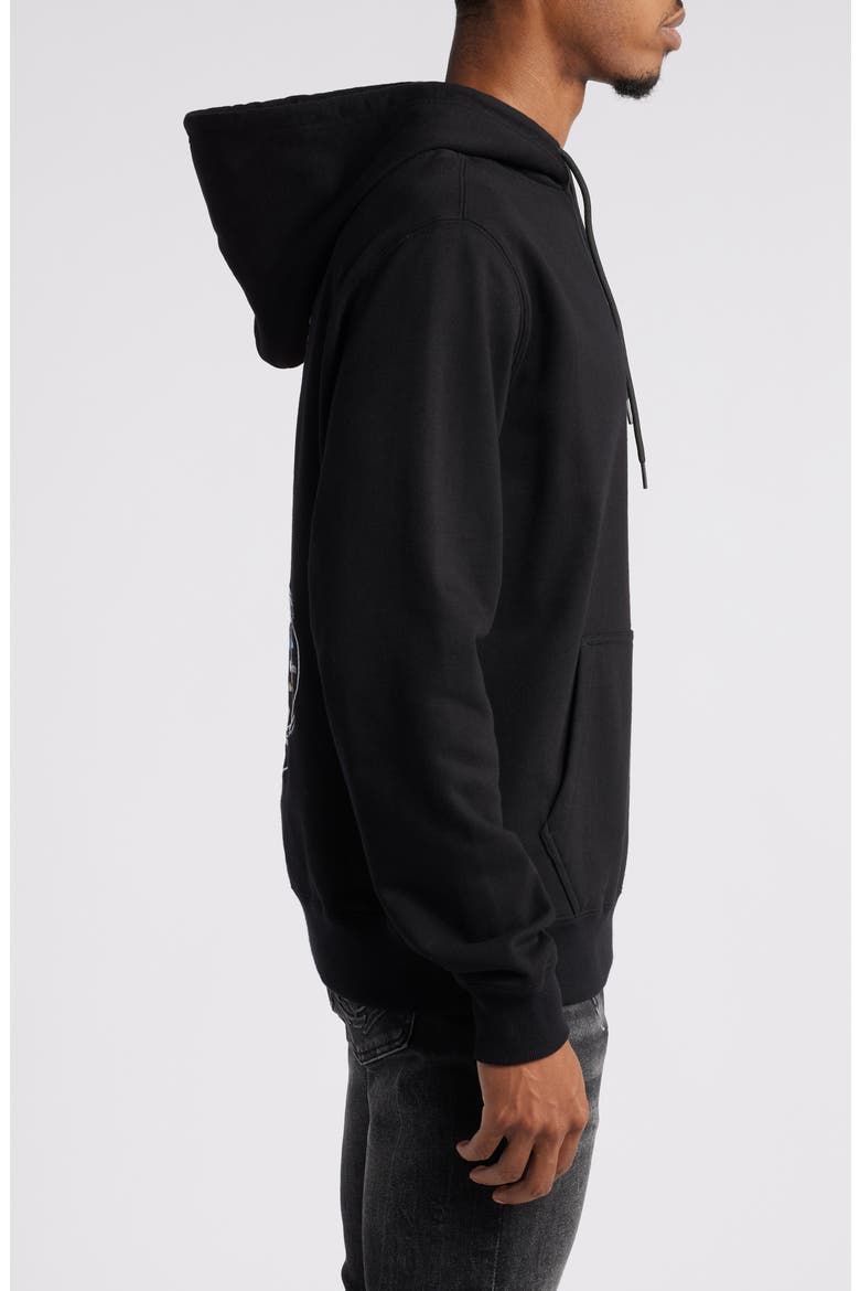 Align French Terry Hoodie, Alternate, color, BLACK