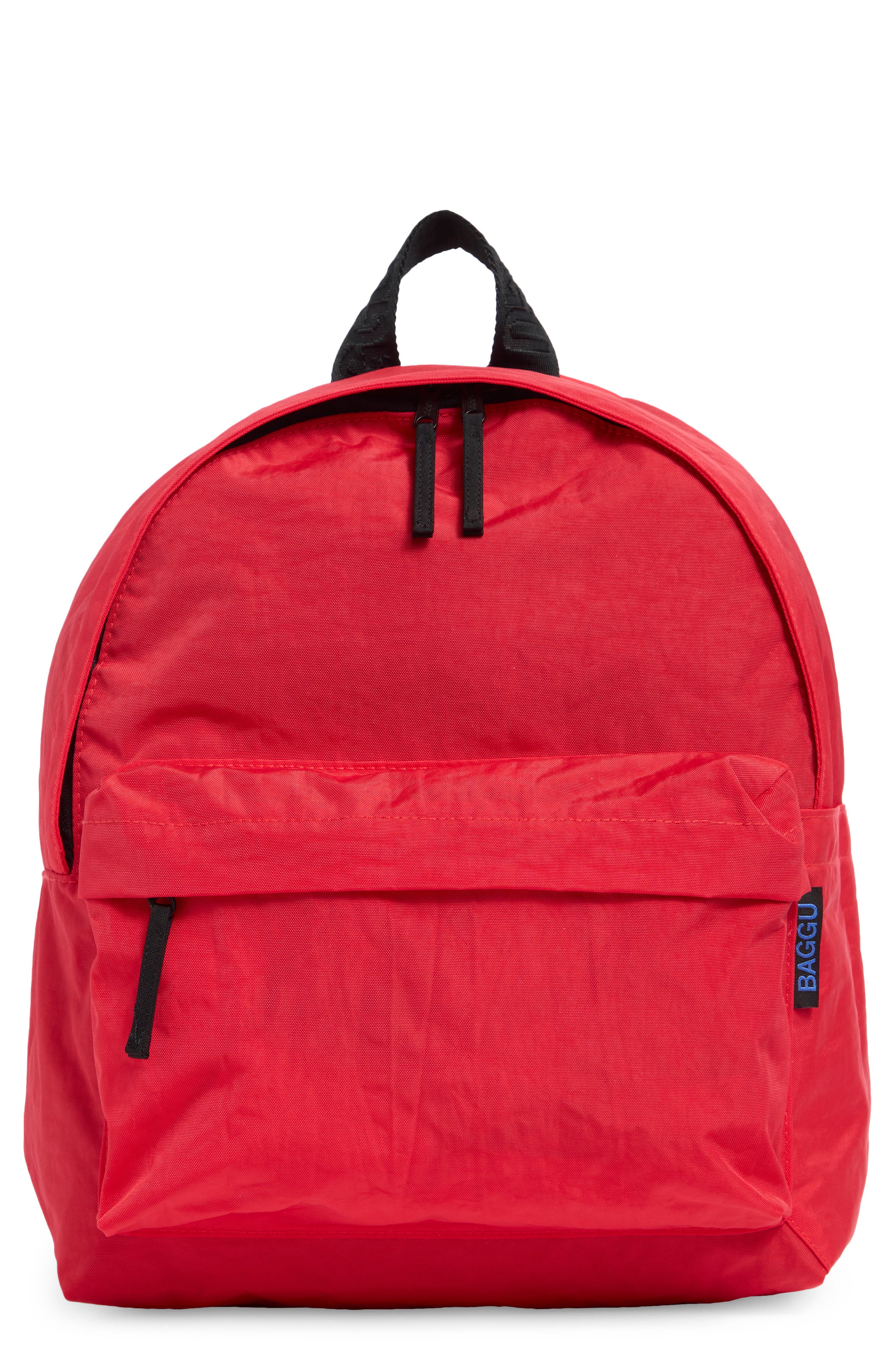 Medium Nylon Backpack, Main, color, CANDY APPLE
