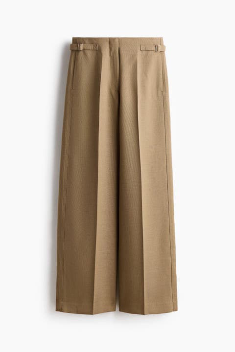 Wide-leg Dress Pants