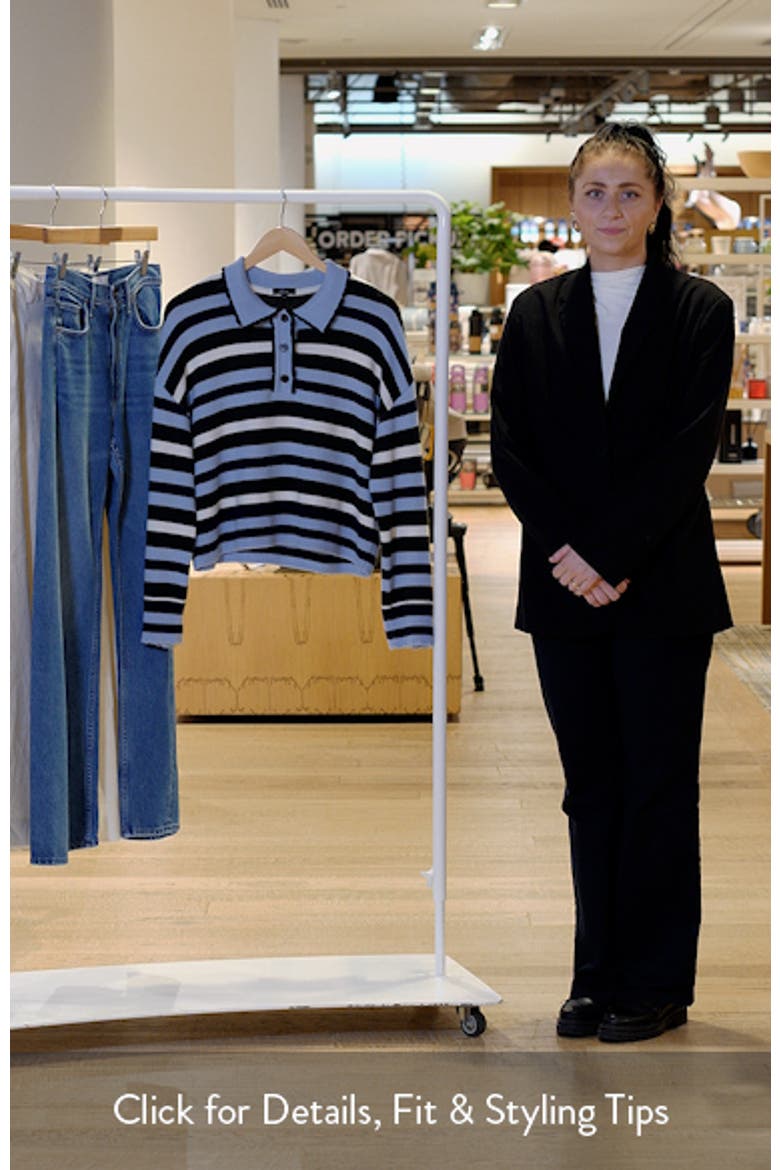 Delora Striped Wool & Cashmere Blend Sweater video