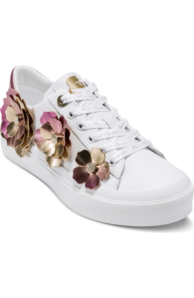 KARL LAGERFELD PARIS Georgia Sneaker, Main, color, White/ Multi