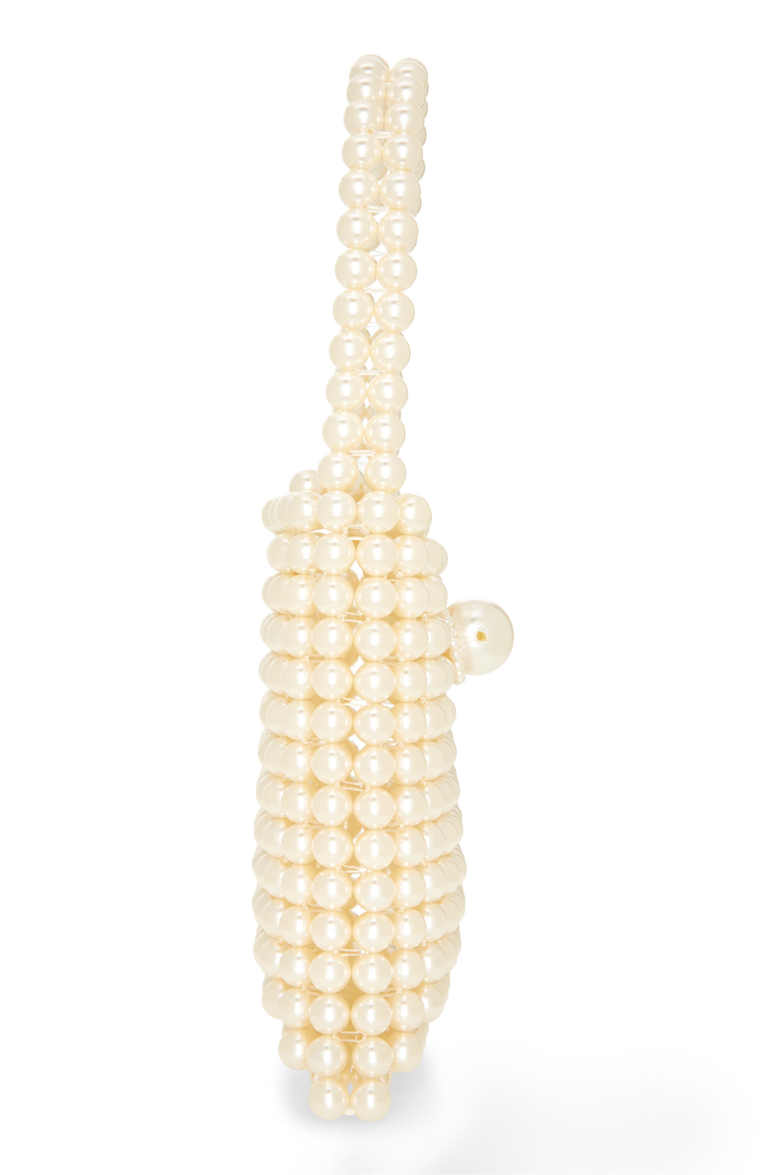 La Riviere de Galets Handbag, Alternate, color, PEARL