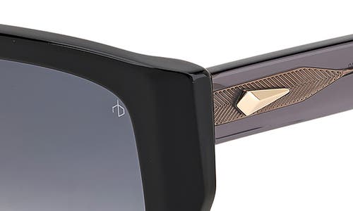 Rag & Bone 54mm Rectangular Sunglasses In Blue