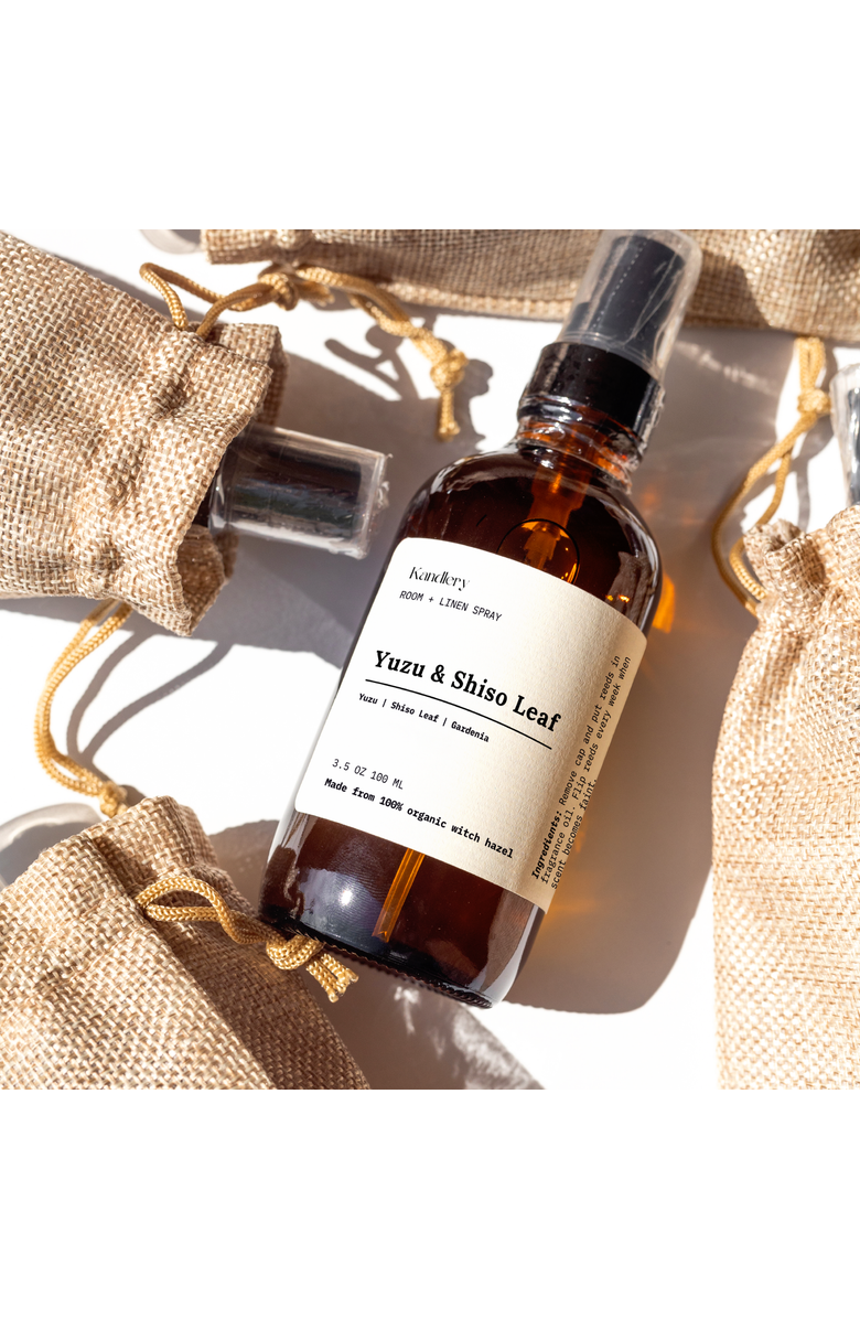 Kandlery Yuzu Shiso Leaf Natural Room Linen Spray, Alternate, color, NO COLOR
