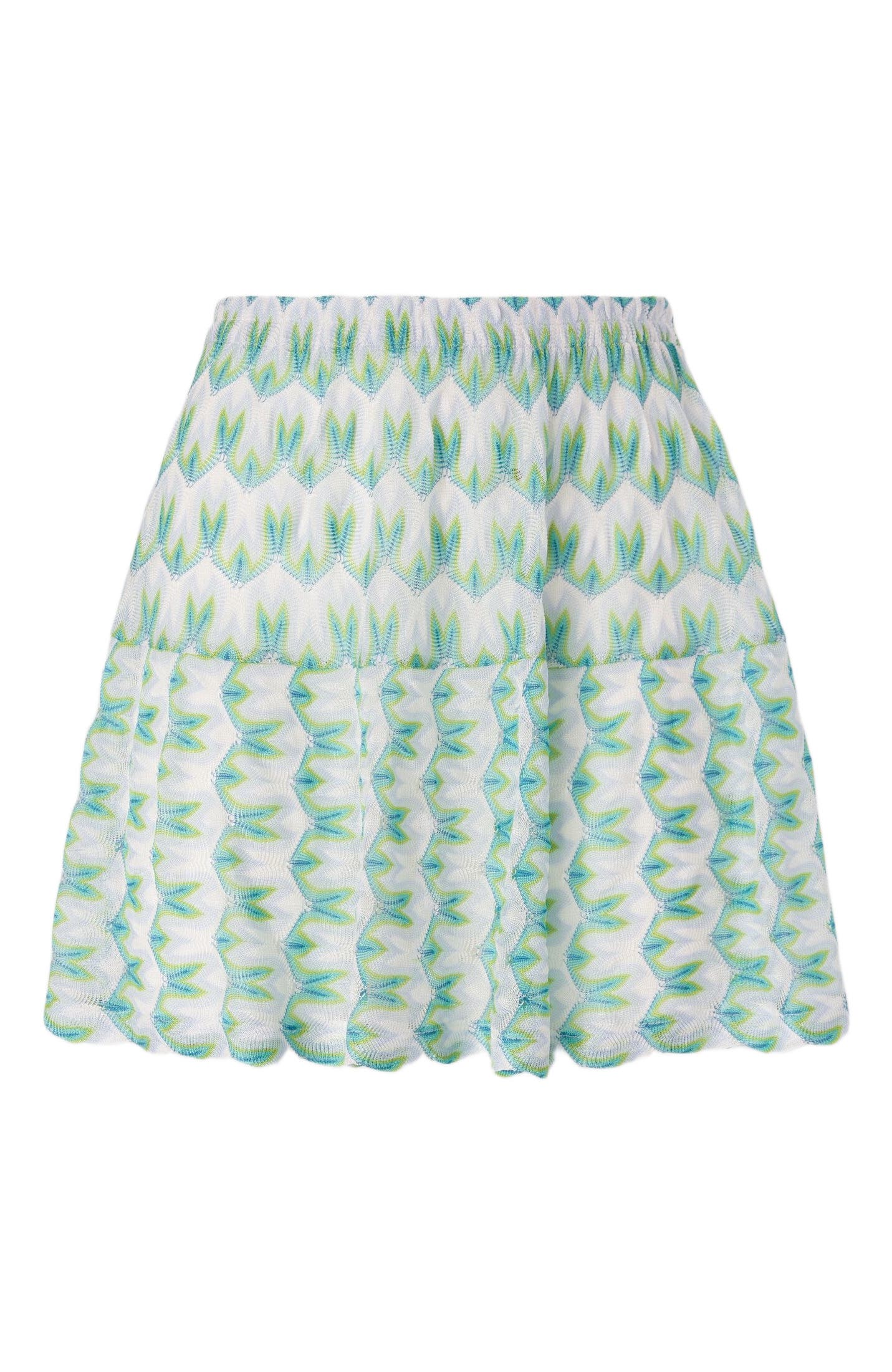 Mini Skirt In Floral-pattern Viscose - image 2