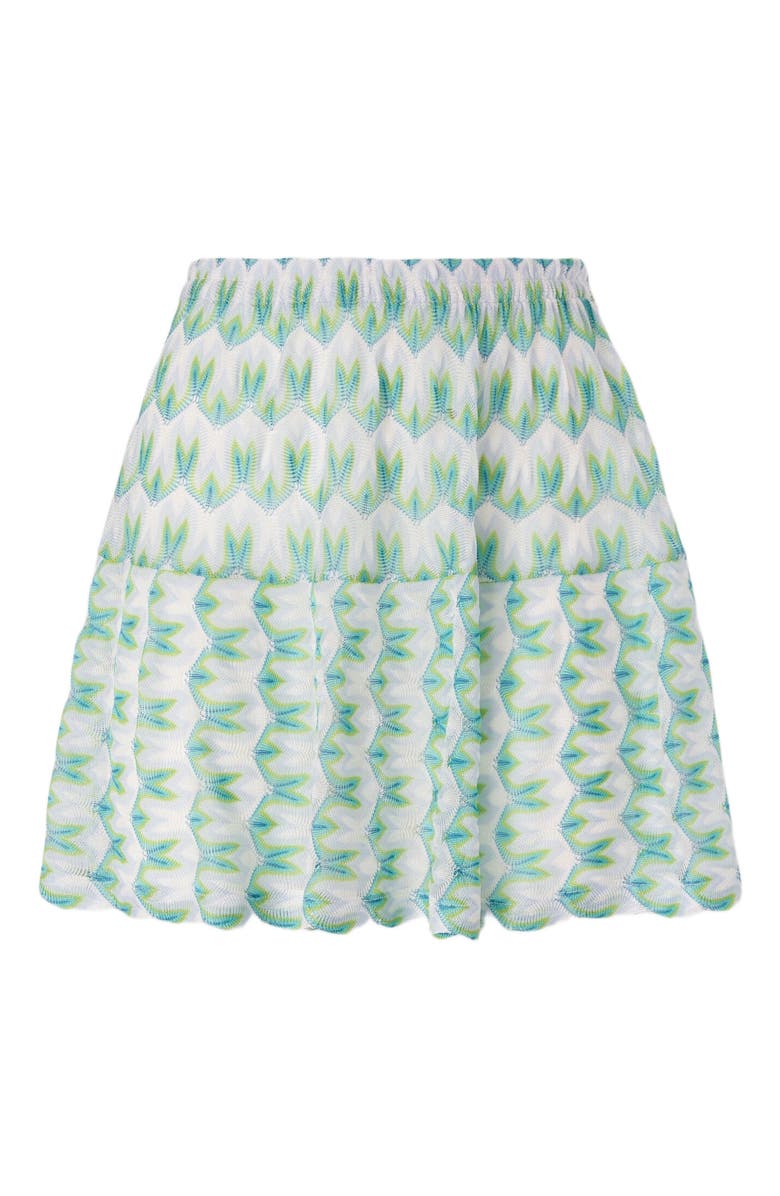Missoni Mini Skirt In Floral-pattern Viscose, Alternate, color, Multicoloured