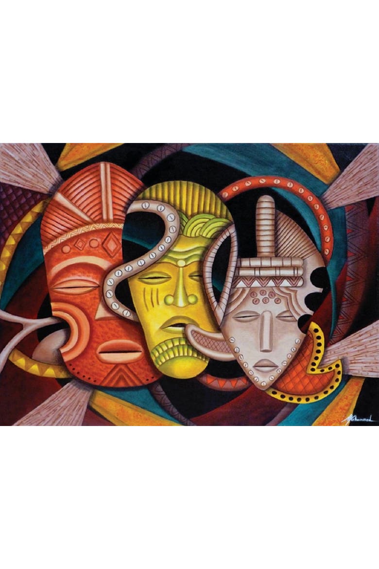 Society Masks 1000 piece Jigsaw Puzzle for Adults, Alternate, color, Multicolor