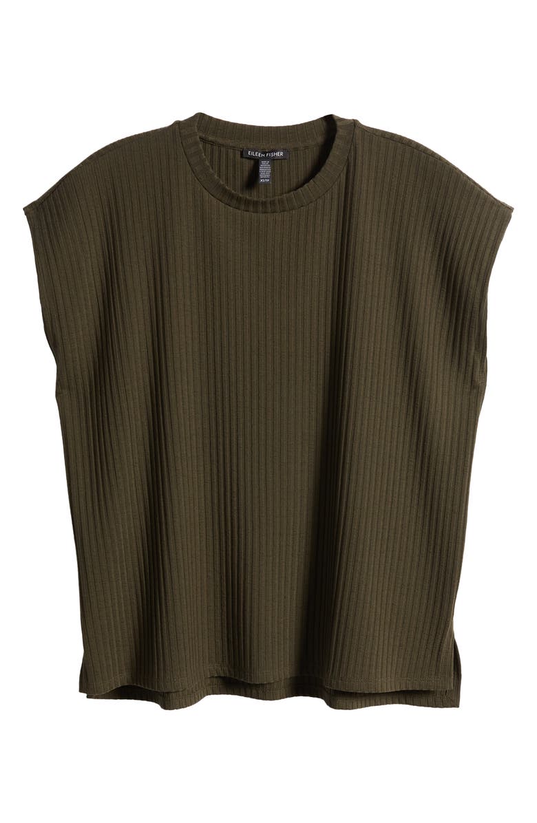 Eileen Fisher Ribbed Dolman Sleeve Top, Alternate, color,