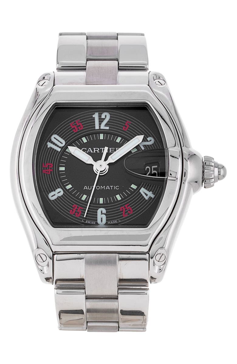 Watchfinder & Co. Cartier Preowned Roadster Bracelet Watch, 38mm, Main, color, 