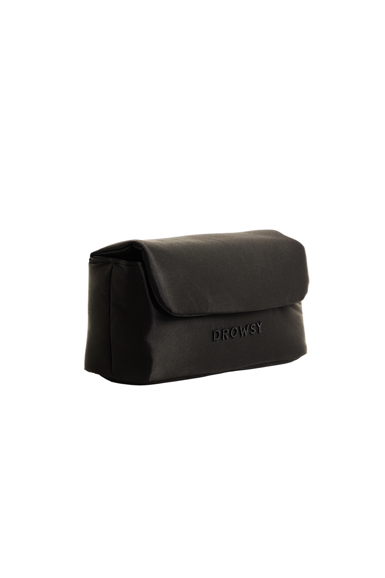 Drowsy Silk Necessaire, Main, color, Black Jade