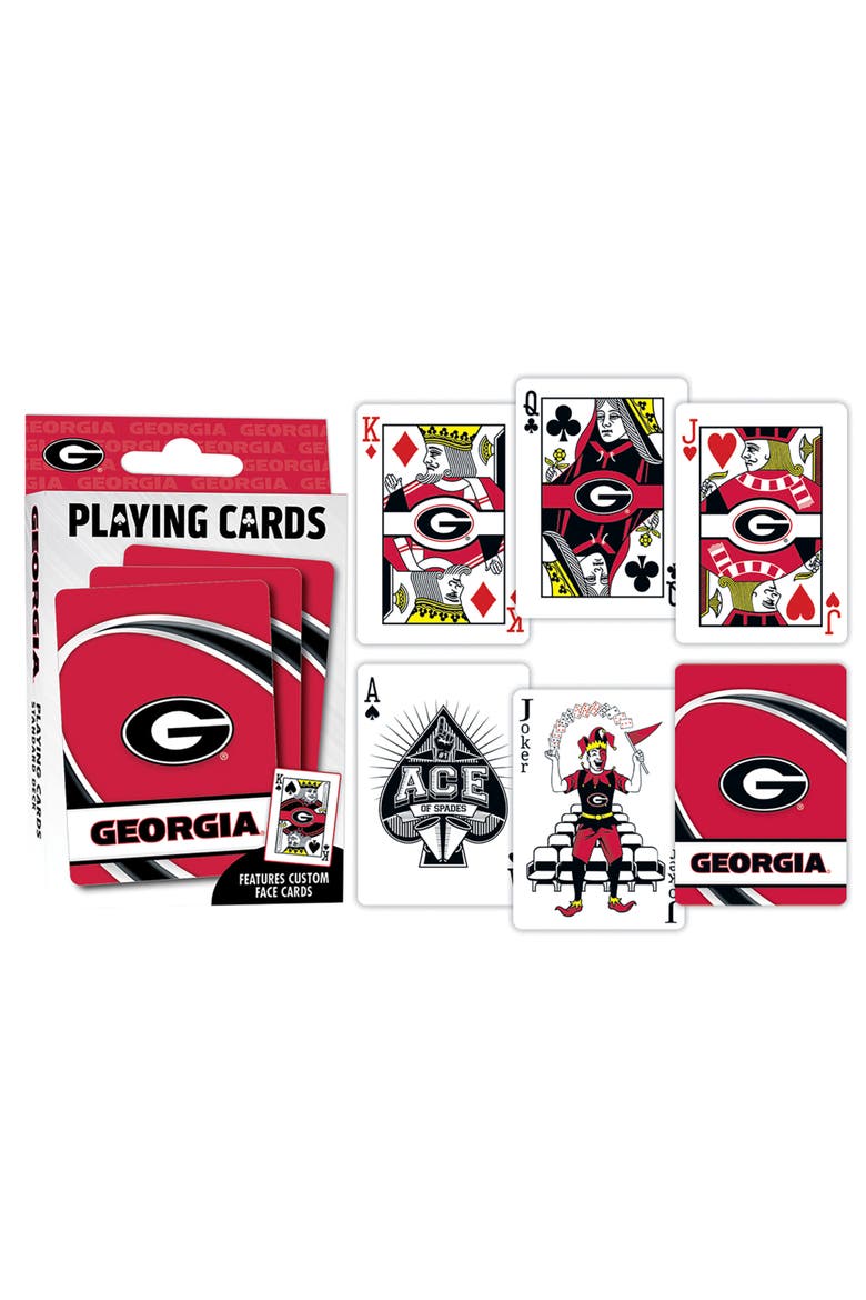 Georgia Bulldogs Playing Cards, Alternate, color, Multicolor