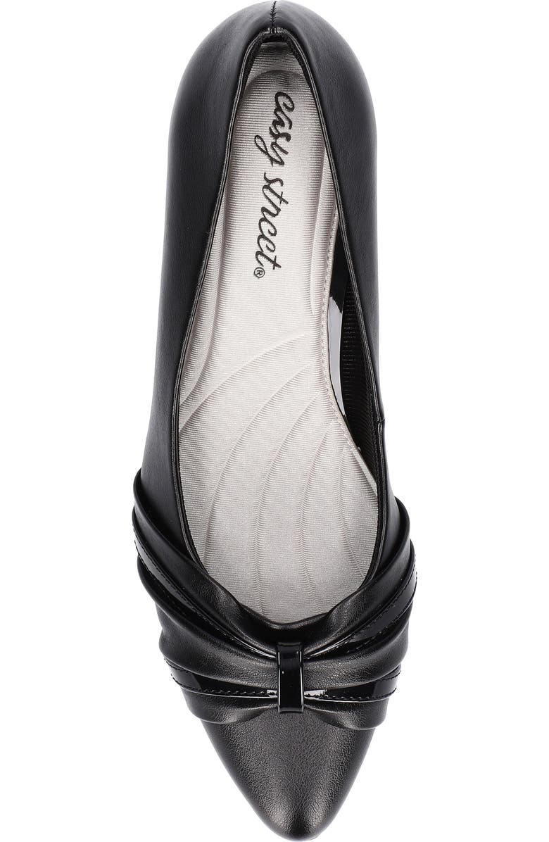 EASY STREET Millie Ruched Pump, Alternate, color, Black