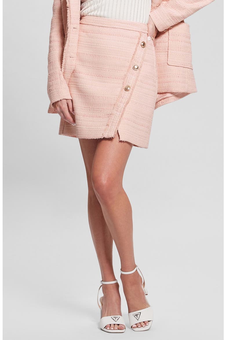 Tosca Tweed Miniskirt, Main, color, PINK