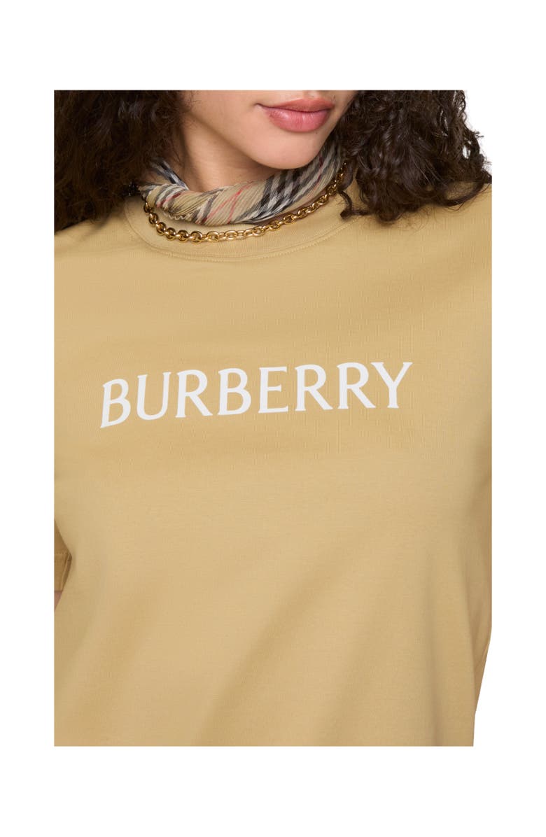Burberry Logo Cotton T-shirt, Alternate, color, 