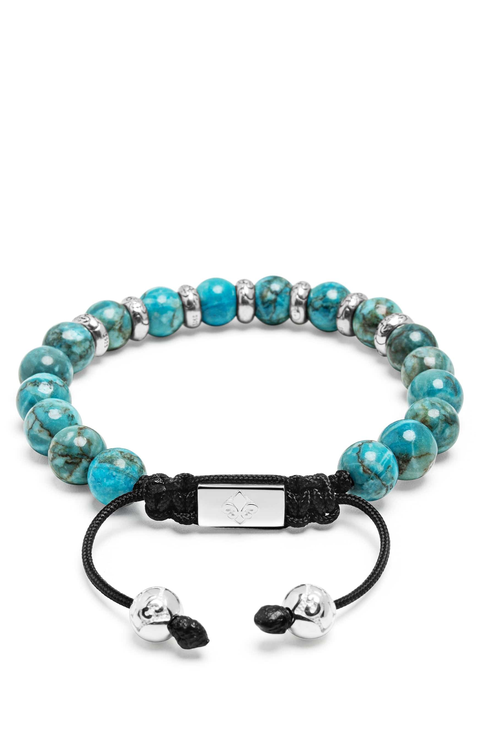 Sterling Silver Beaded Bracelet