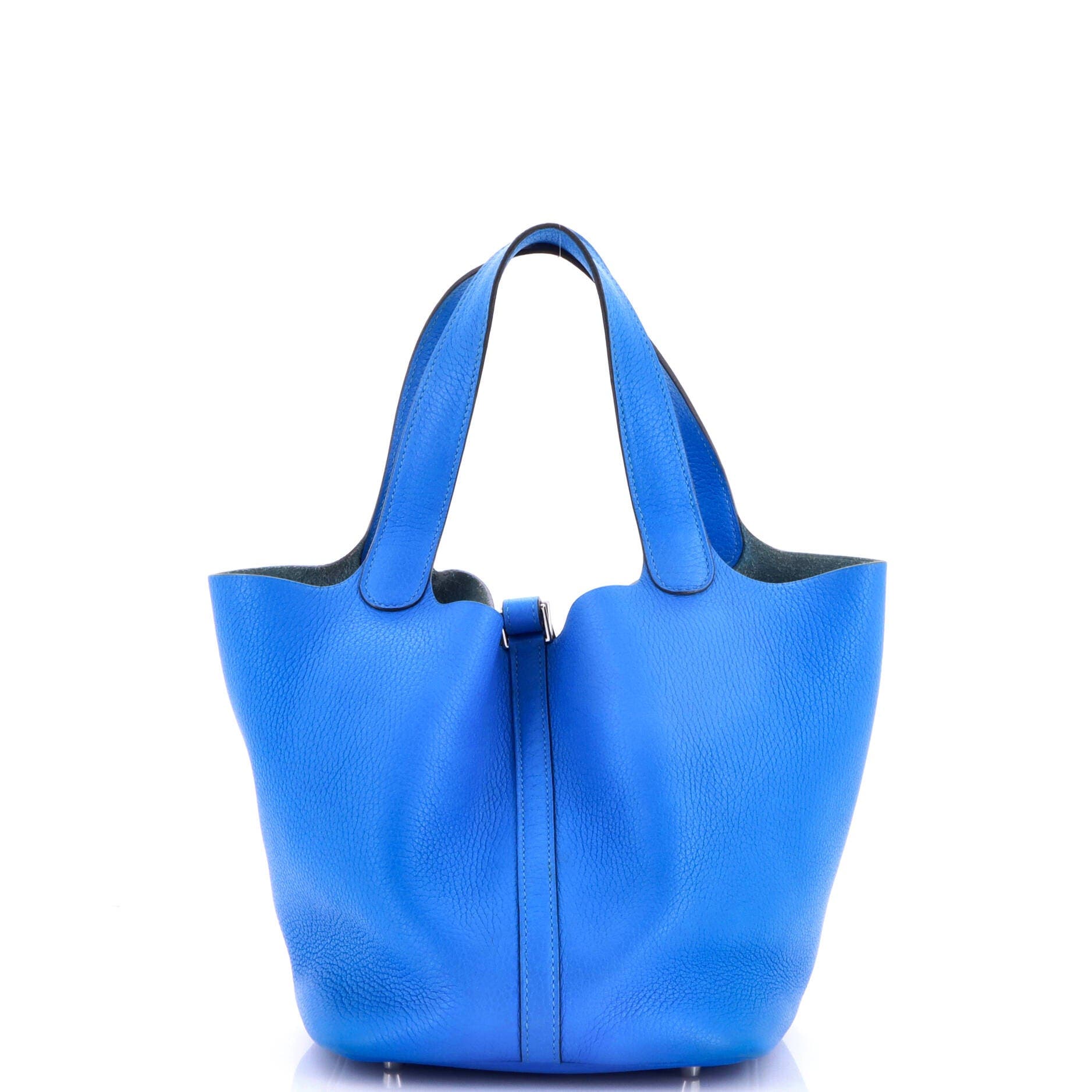 Picotin Lock Bag Clemence MM, Alternate, color, Blue