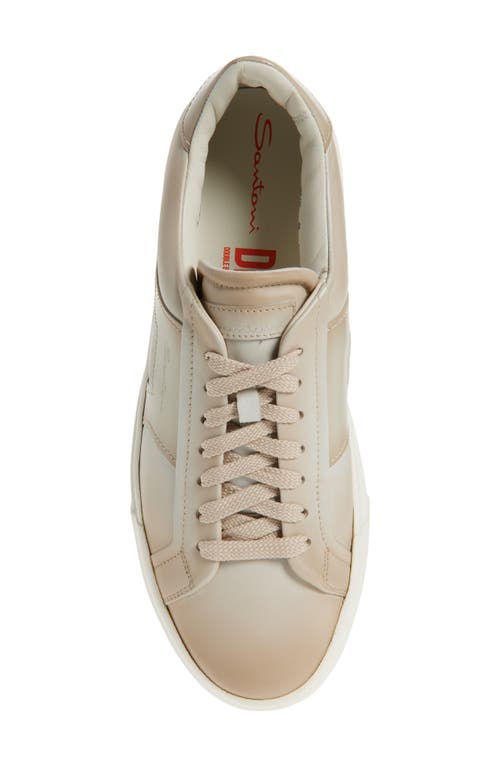 Santoni Goni Sneaker In White