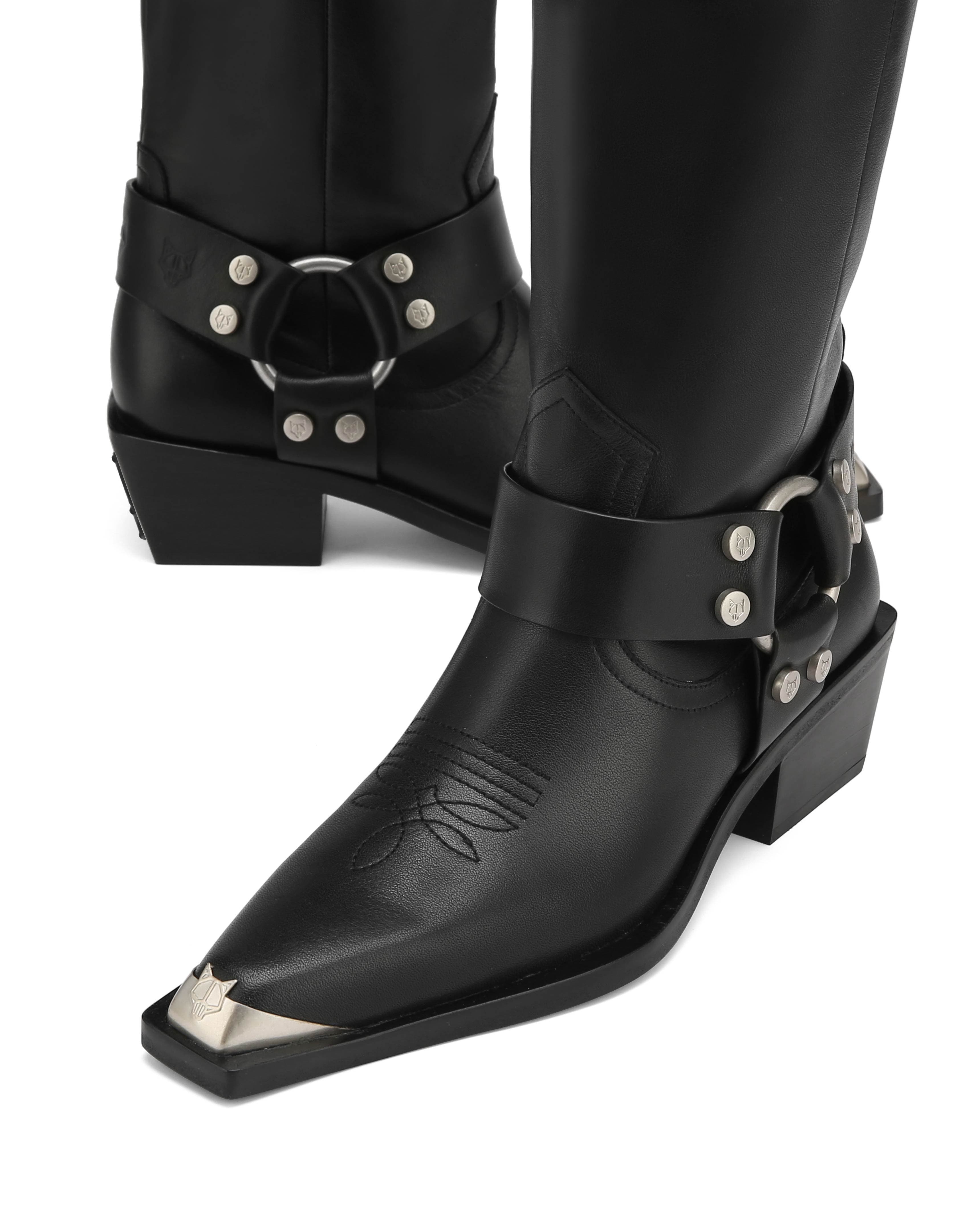 Naked Wolfe Stark Leather Boot, Alternate, color, Black