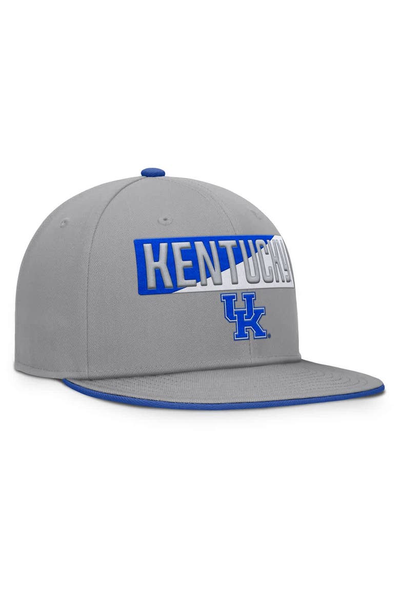 Men's Fanatics Gray Kentucky Wildcats Duo Snapback Hat, Alternate, color, Gray