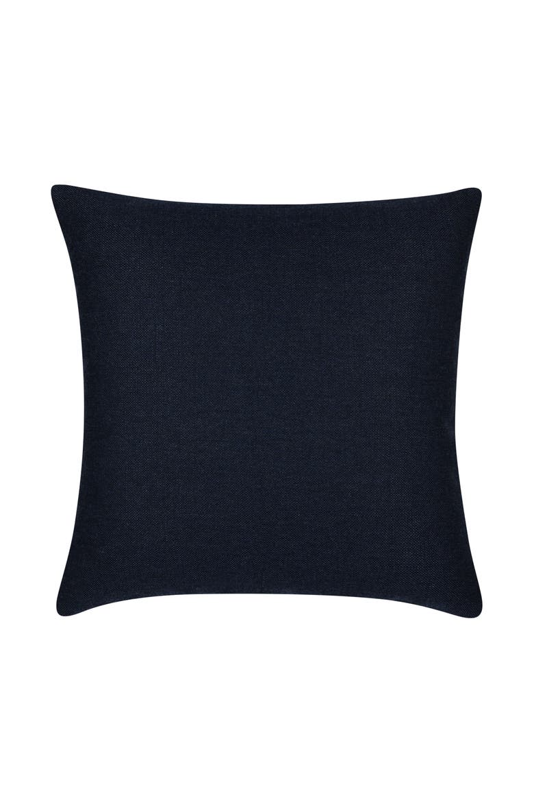 Direction Indigo Indoor & Outdoor Woven Accent Pillow, Alternate, color, Indigo
