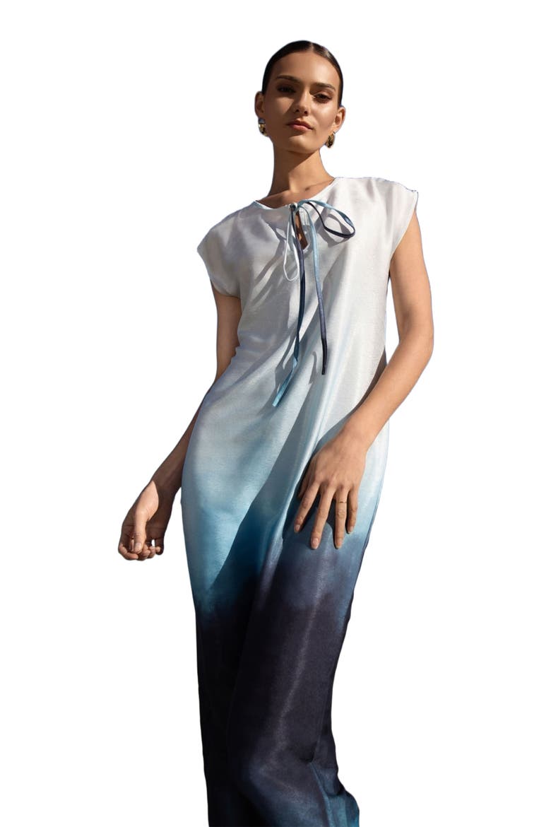 Fany Dress, Alternate, color, Skye Blu