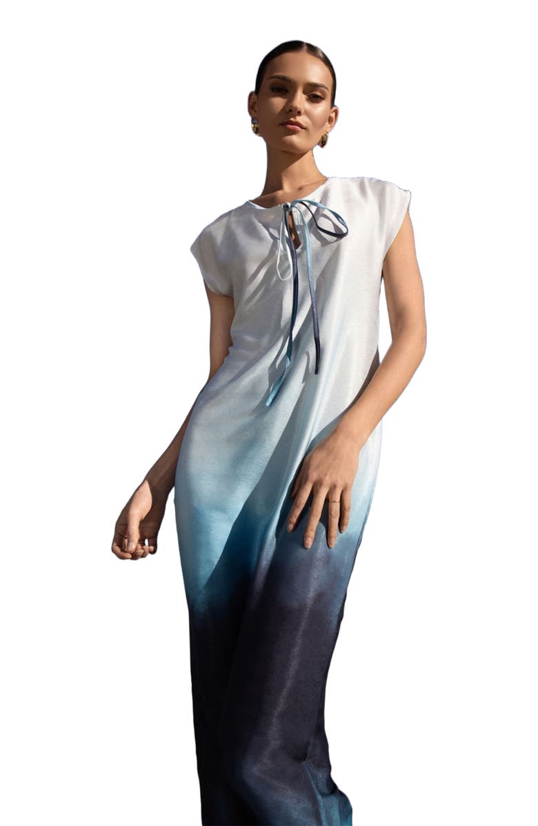 DIARRABLU Fany Dress, Alternate, color, Skye Blu