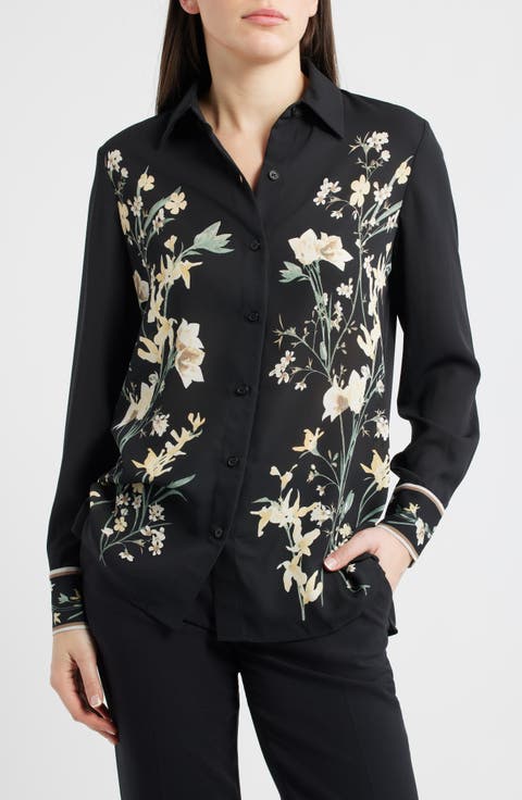 Floral Button-Up Shirt