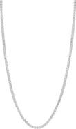 EFFY Men's Sterling Silver Box Chain Necklace