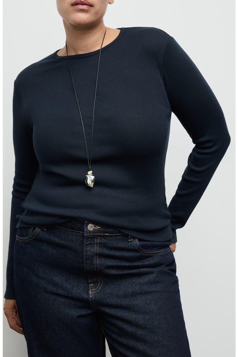 Crewneck Top, Alternate, color, NIGHT BLUE