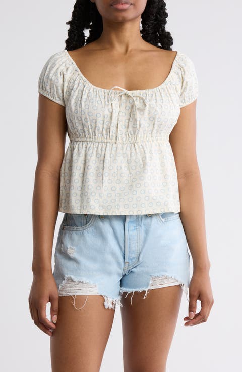 Karma Peplum Top