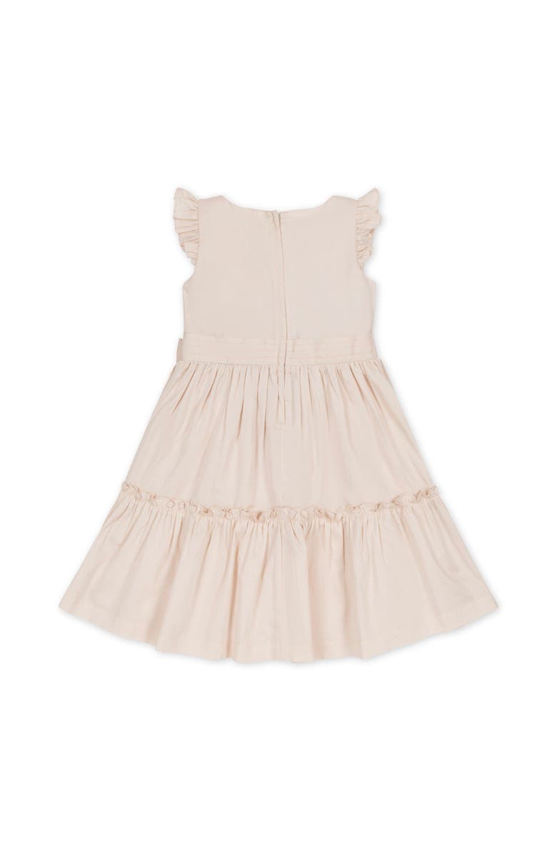 Hope & Henry Girls' Organic Tiered Sateen Party Dress, Toddler, Alternate, color, 