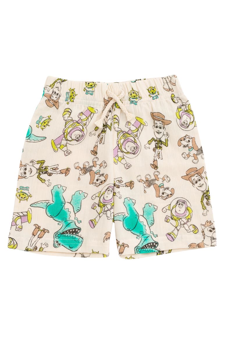 Toy Story Gauze Romper and Shirt and Shorts Set, Alternate, color, Ivory Toy Story