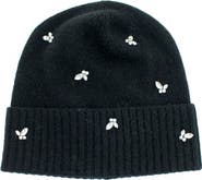 Portolano Cashmere beanie with stones