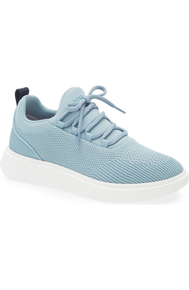 BOSS Bulton Runn Sneaker, Main, color, Turquoise