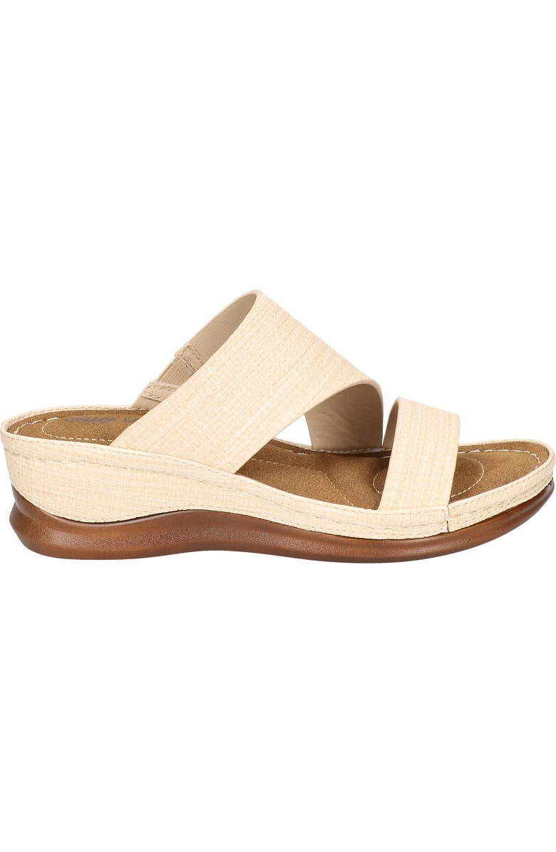 EASY STREET Larrain Wedge Slide Sandal, Alternate, color, Natural Woven