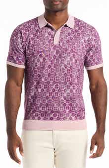 Robert Graham Johnny Collar Cotton Knit Polo