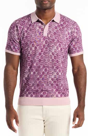 Robert Graham Johnny Collar Cotton Knit Polo