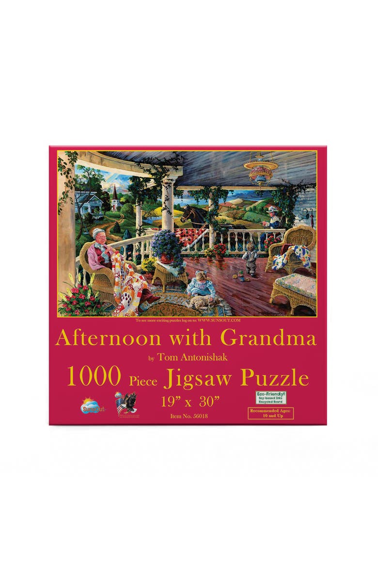 Sunsout Afternoon with Grandma 1000 piece Jigsaw Puzzle for Adults, Alternate, color, Multicolor
