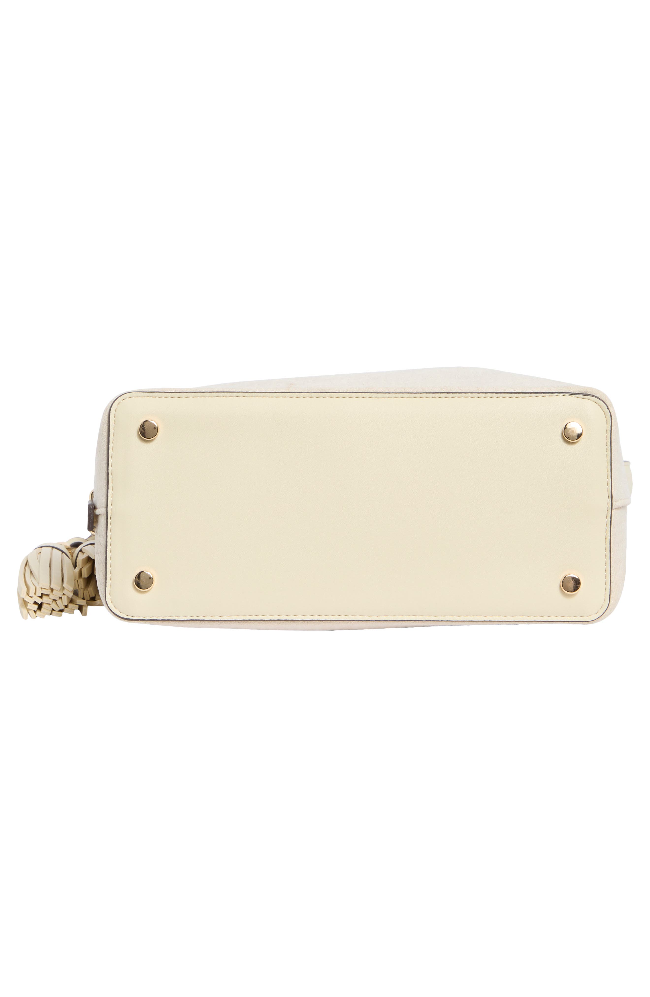 Steve Madden Fawn Shoulder Bag, Alternate, color, Cotton Deboss Suede
