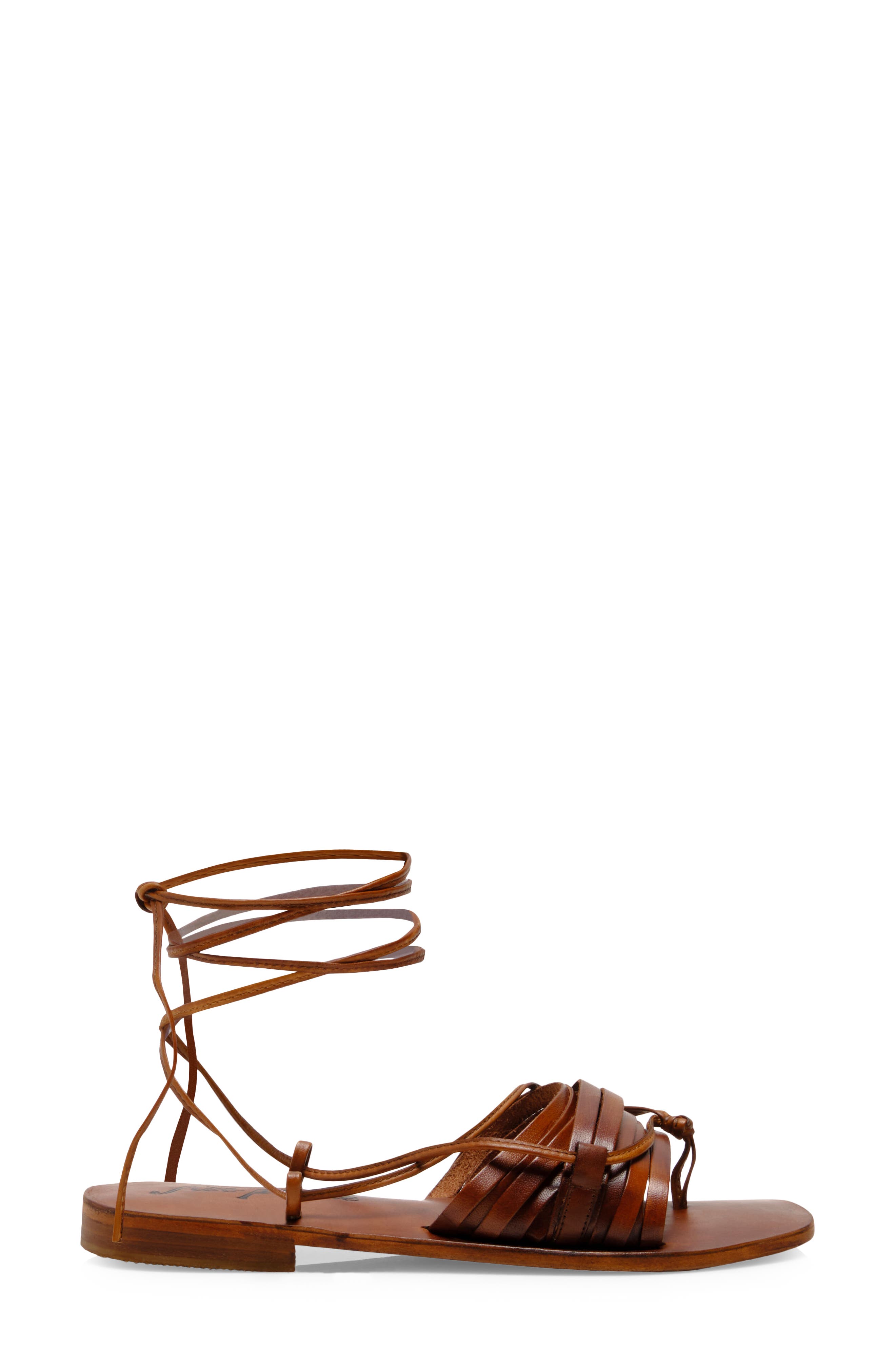 Free People Cami Huarache Wrap Sandal, Alternate, color, 