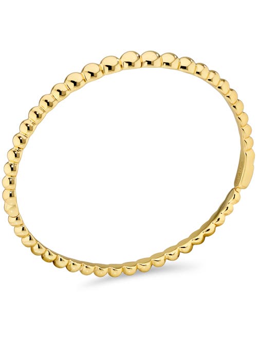 Devata Beaded Ball Bangle Bracelet In Gold